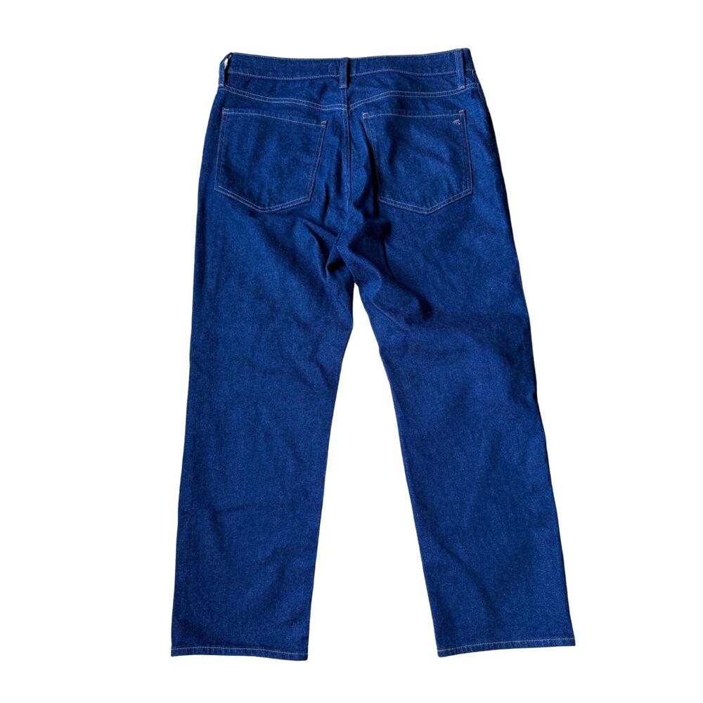 Madewell Dark Wash Blue The Curvy Jules Slim-Straight High Waisted Jean Size 30 - Picture 2 of 6